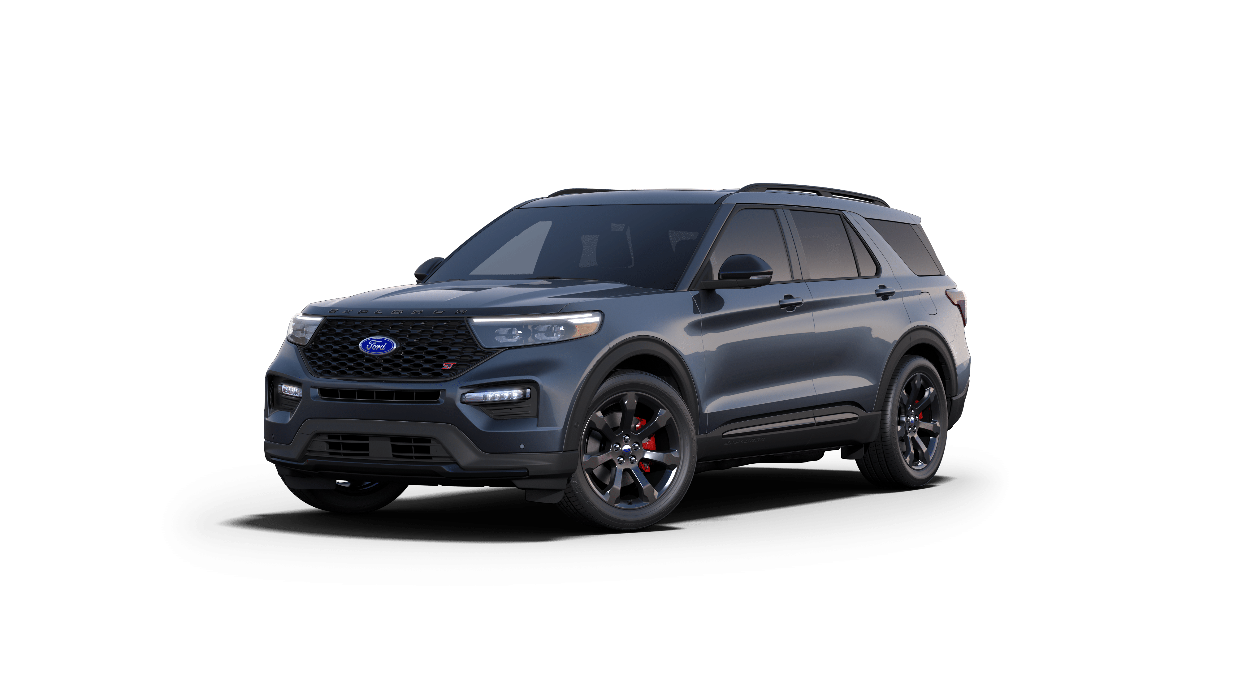 New Infinite Blue Metallic Tinted Clearcoat 2021 Ford Explorer ST 4WD